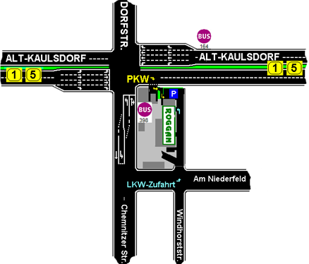 Zufahrtskarte Zufahrtskarte